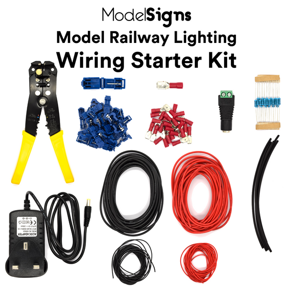 ModelSigns Model Railway Lighting Wiring Starter Kit